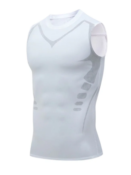 Débardeur gainant homme Axamey - Blanc