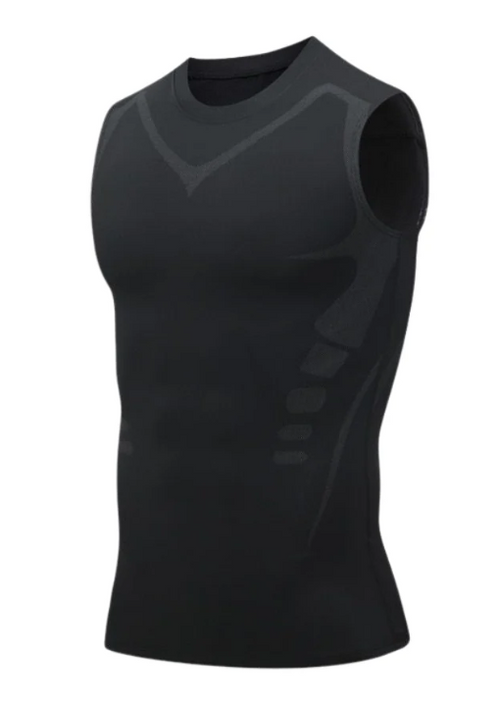 Débardeur gainant homme Axamey - Noir