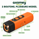 Axamey — Dispositif anti-aboiement à ultrasons | Sans choc, sans douleur